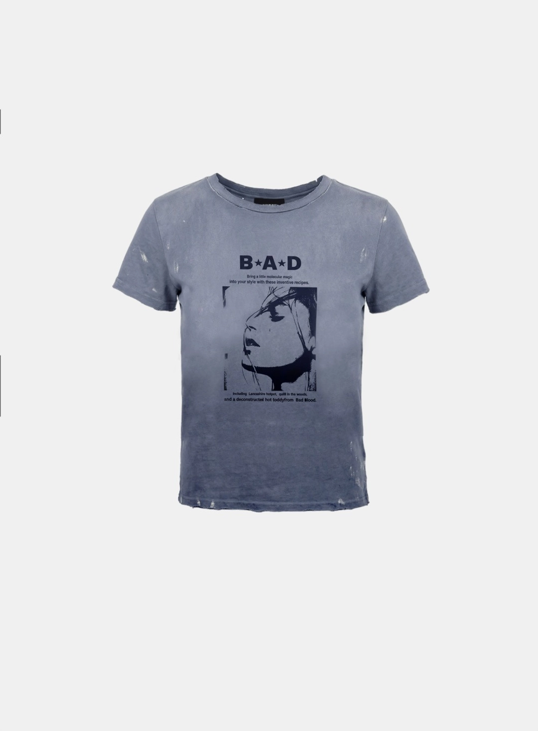 배드블러드 [5/29 발송] [w-tee26-144] H.B.B. Short Sleeve T-Shirt – Charcoal 상품 이미지 1