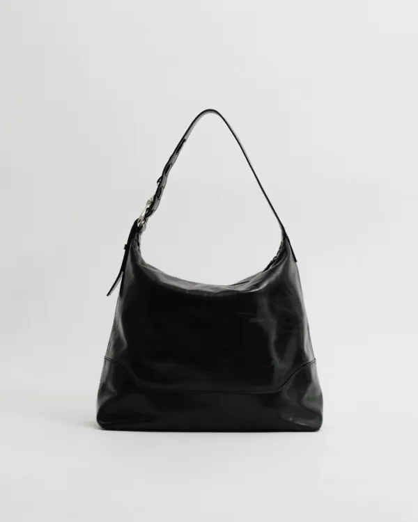 SAC TRESSÉ HOBO BLACK