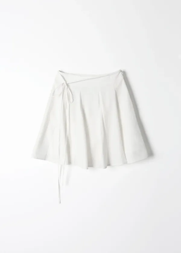 2ND Lizy Midi Skirt(White)