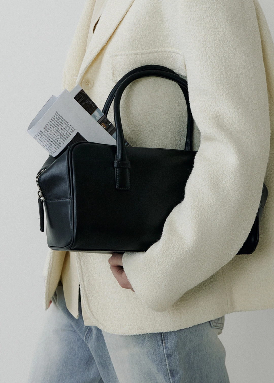 블루브릭 [3차] Brick tote bag (black) 상품 이미지 2