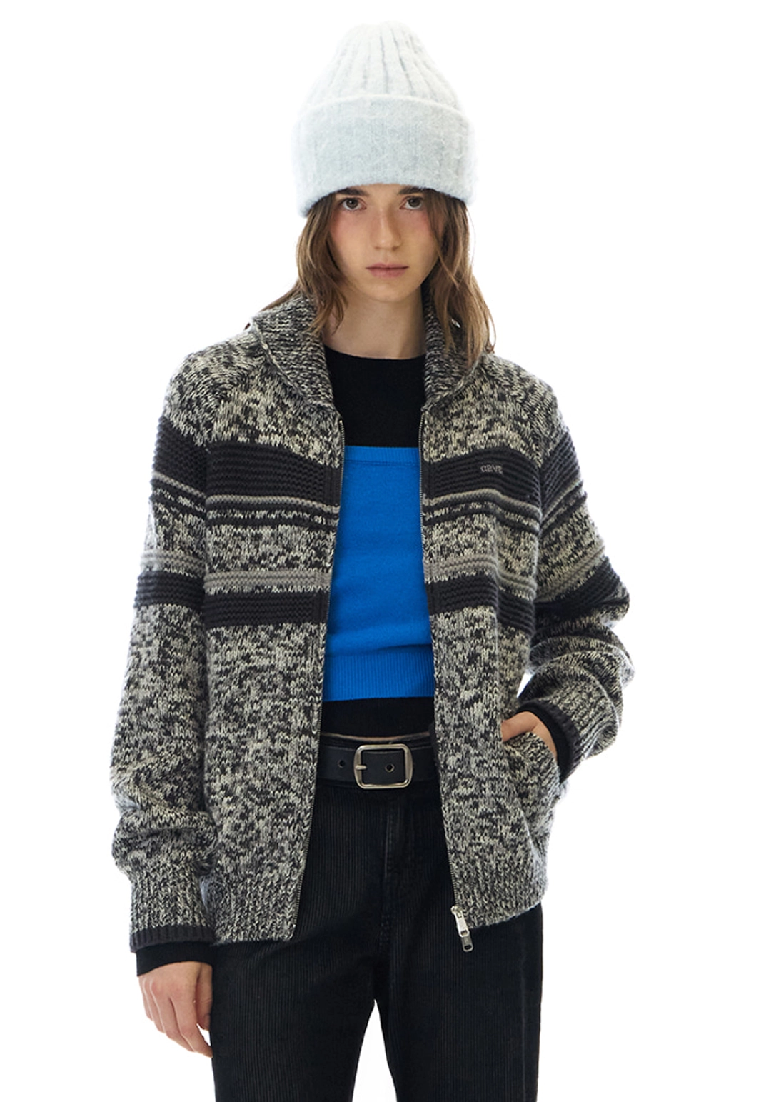 그로브 FEMKE KNIT ZIP-UP 상품 이미지 2