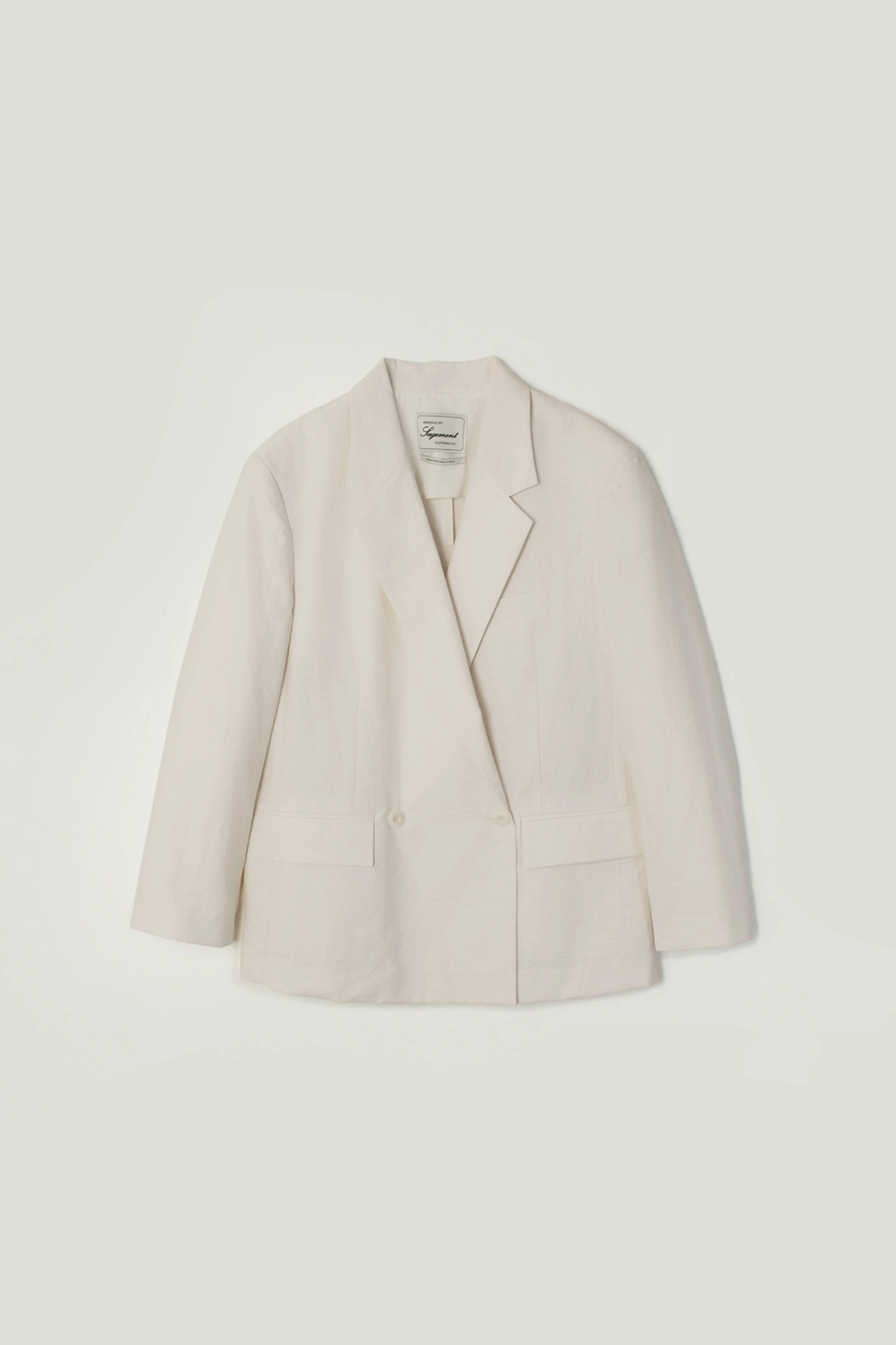 세이지먼트 COLTER DOUBLE-BREASTED JACKET_WHITE 상품 이미지 1