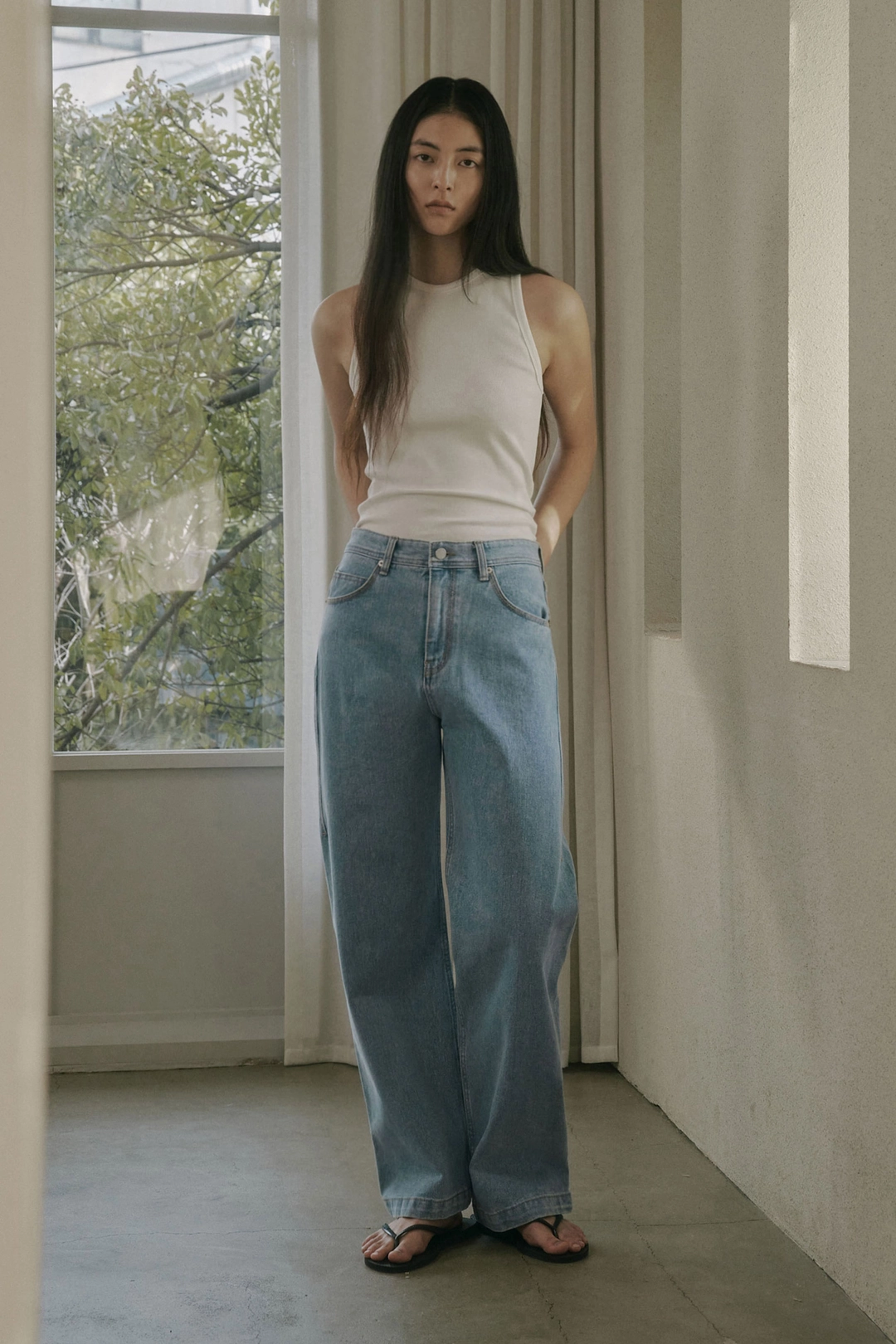 세이지먼트 ROANA STRAIGHT DENIM PANTS_DENIM 상품 이미지 2
