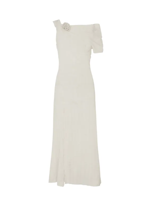 Wave Sheer Dress (Ivory)