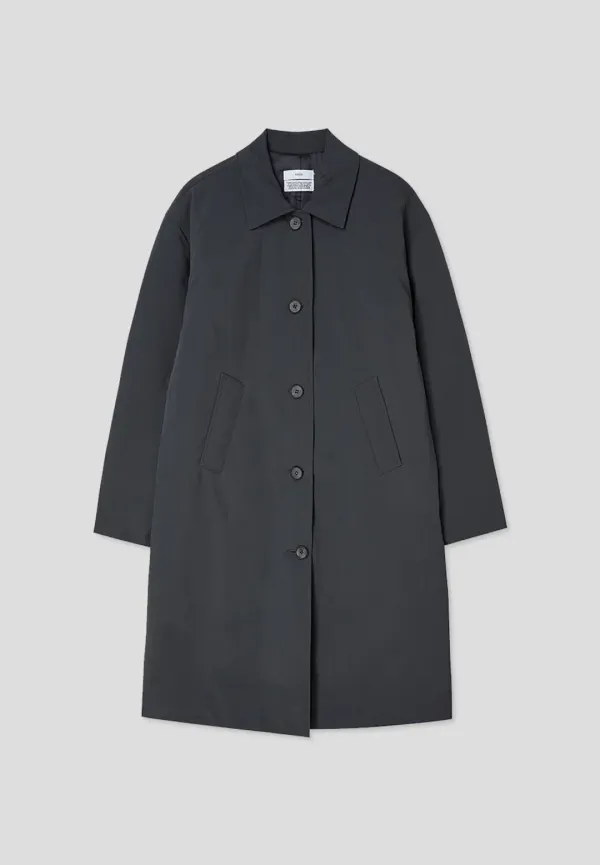 Padded mac coat (charcoal)