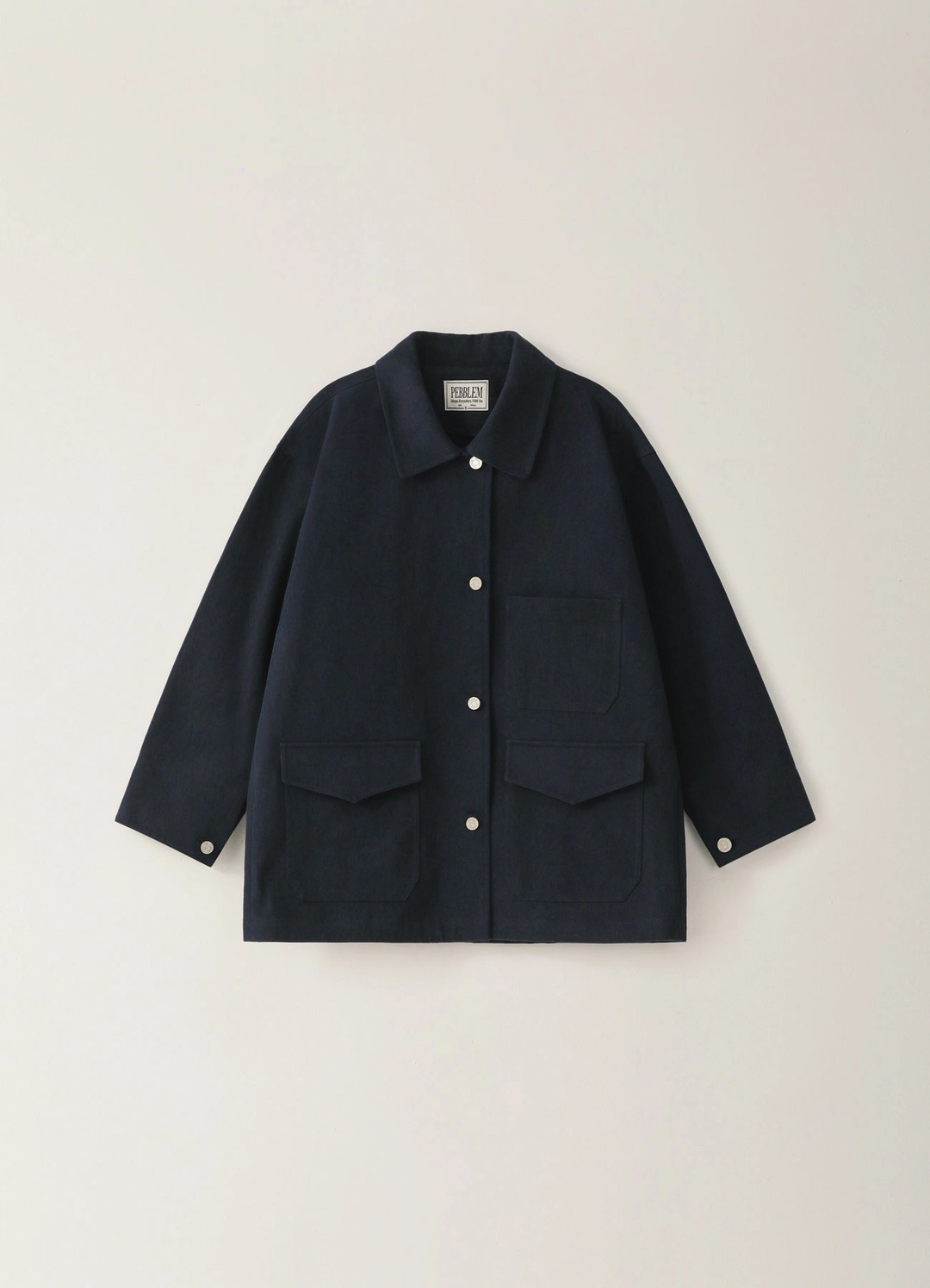 페블엠 Vintage Workwear Jacket - Navy 상품 이미지 1