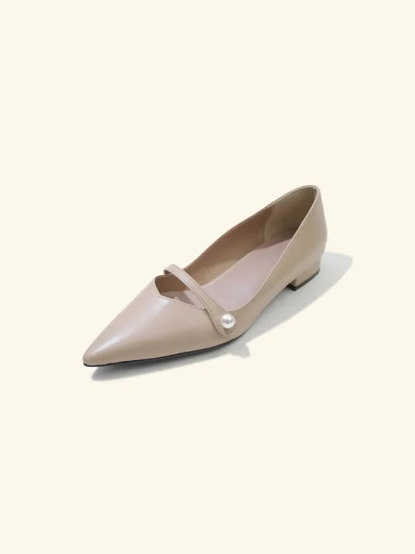 [바로배송] Pointed toe elodie / 베이지
