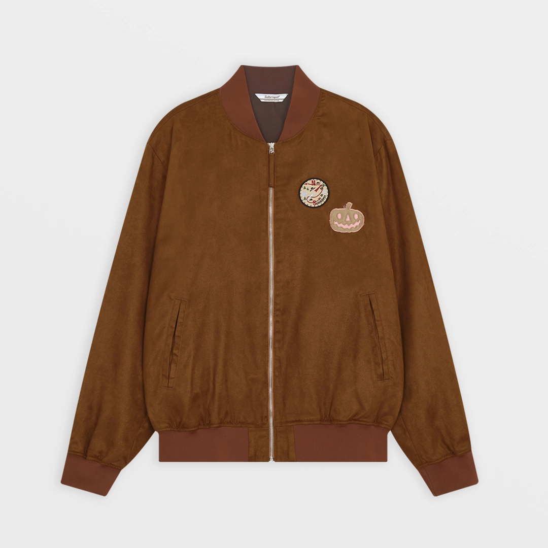 사파리스팟 Country Patch Suede Blouson (Brown) 상품 이미지 1