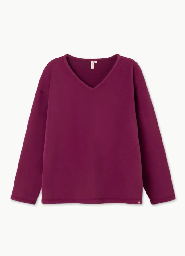 Fleece pullover_Raspberry Radiance