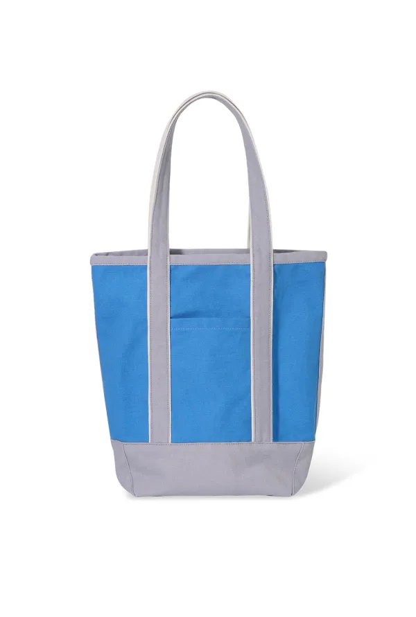 GARDEN COTTON TOTE BAG (BLUE)