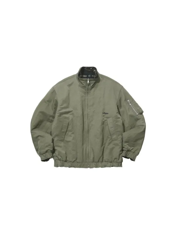 [10/23 순차발송]Reversible Pattern Bomber Jacket Khaki_F263JK23