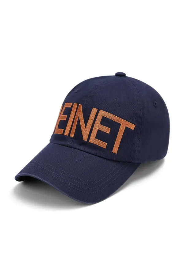 DEINET BIG LOGO CAP IN NAVY