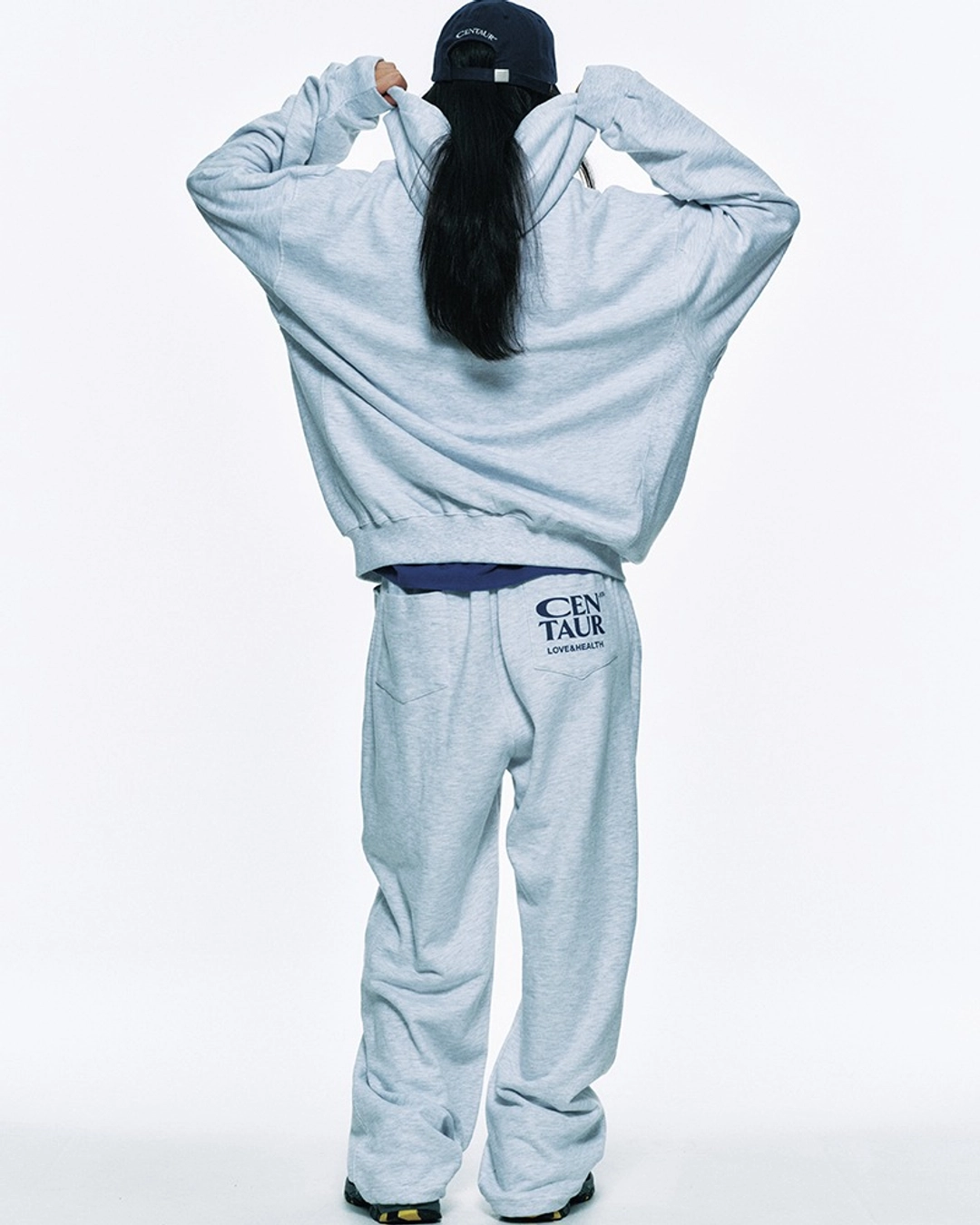 센토르 CENTAUR WIDE SWEATPANTS_GREY 상품 이미지 1