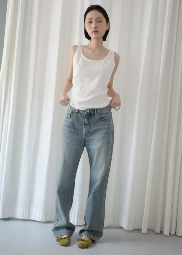 [바로배송] WRINKLE TOP [ IVORY ]
