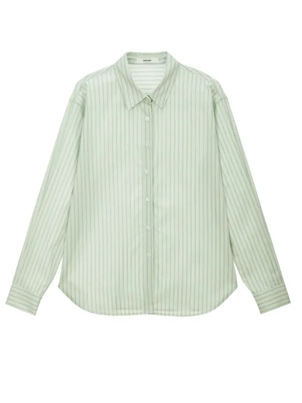 Signature Cotton Stripe Standard-Fit Shirt