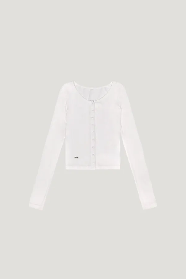 [L/V] Glide Cardigan (cloude dancer)