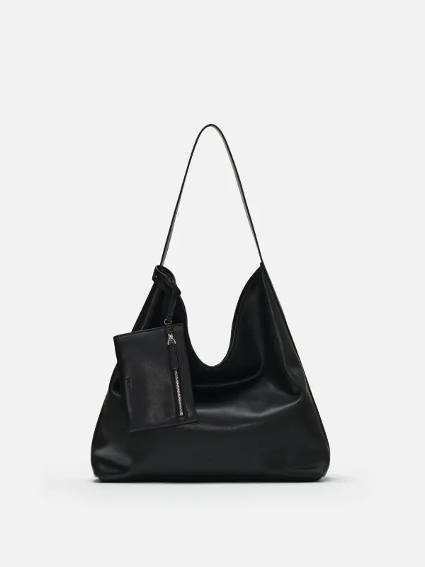 Pulpy hobo bag Black