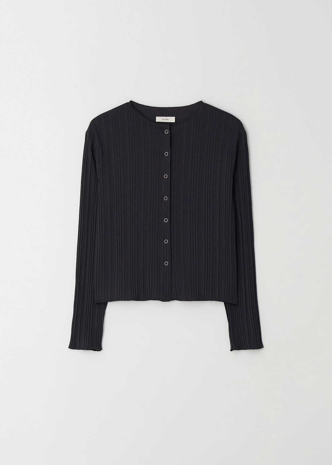 더라이 Pleats Snap Cardigan(Charcoal) 상품 이미지 3
