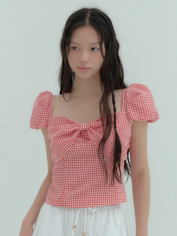 Angel Puff Blouse(2Color)