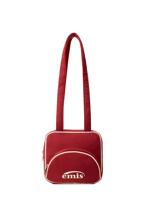 JERSEY LOGO SHOULDER BAG-RED