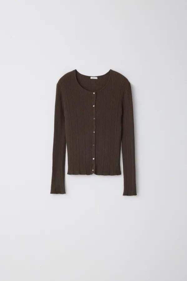 Woody Cardigan_Mocha