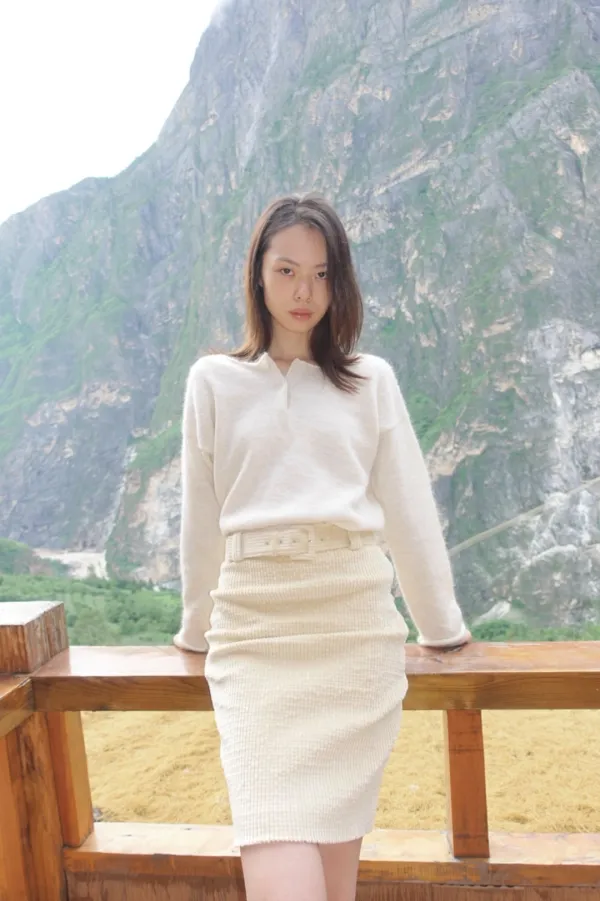 Sacha Skirt_Beige