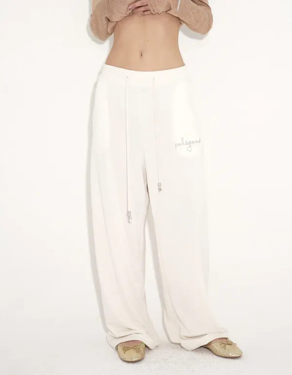 POLYSOOEM LOUNGE PANTS, IVORY