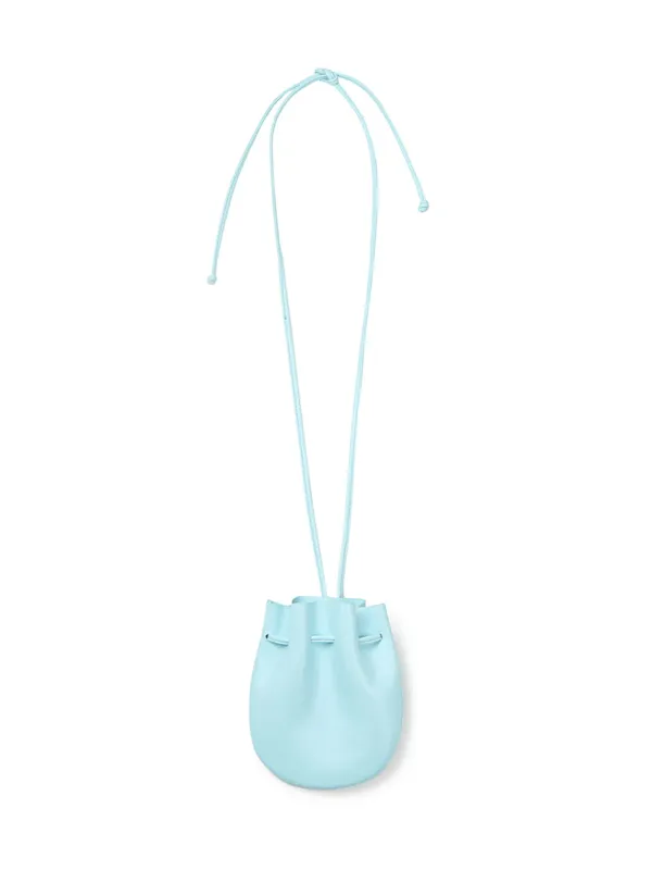 Moon Jar - Shaped Belted Bag_Light Blue