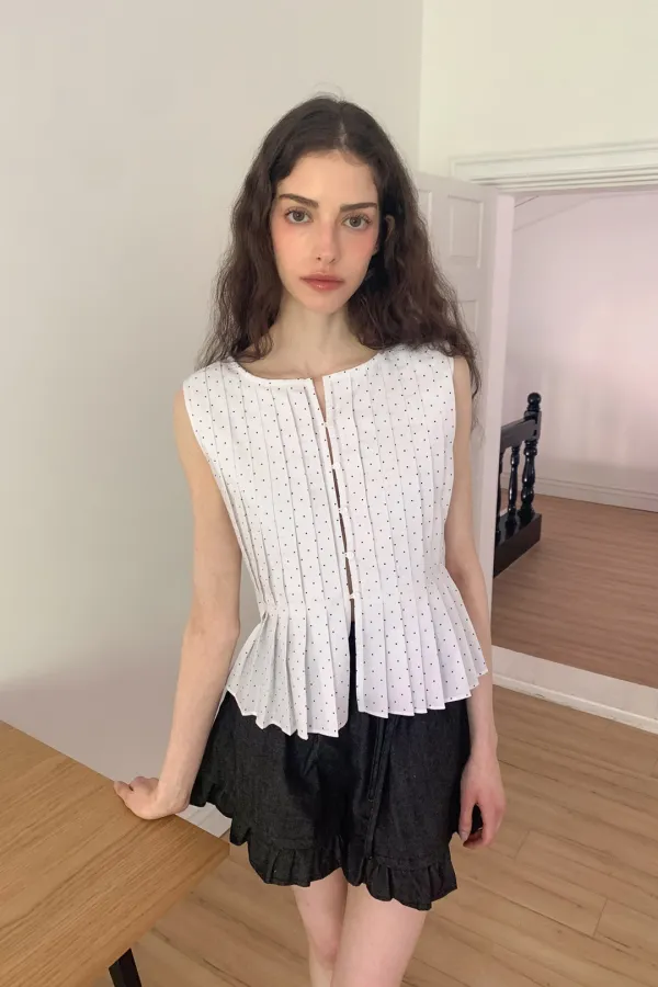 Dottie Blouse / White