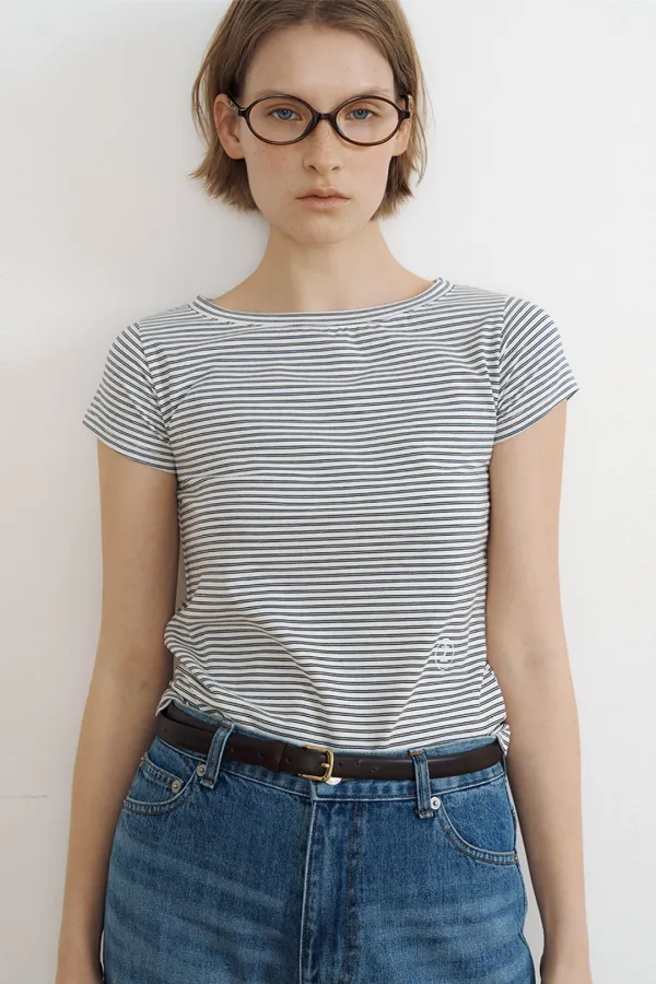 Stripe Baby Tee (cream)