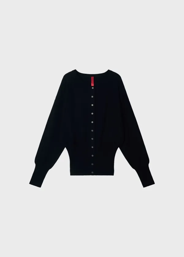 Soft Form Cardigan Black