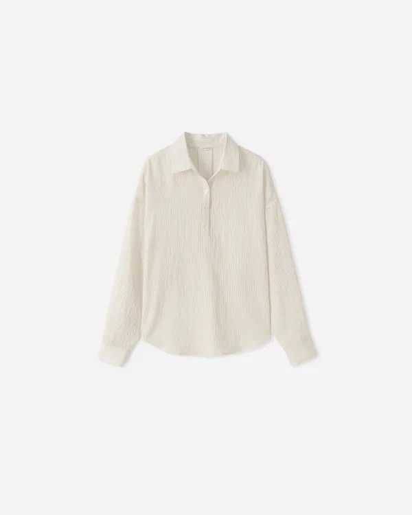 Burnet Stripe Sheer Shirt