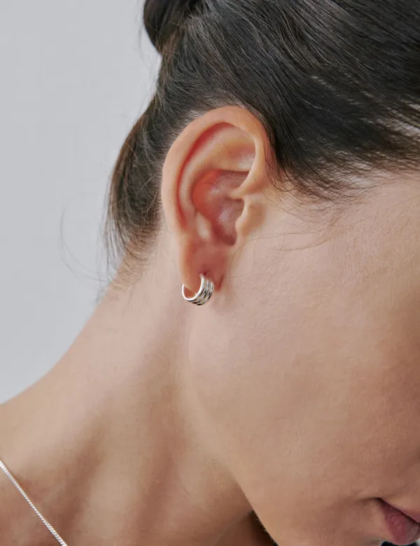 Triple Line Earrings