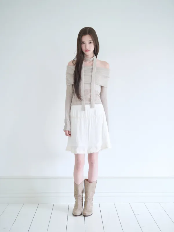 Petal knit (Beige)