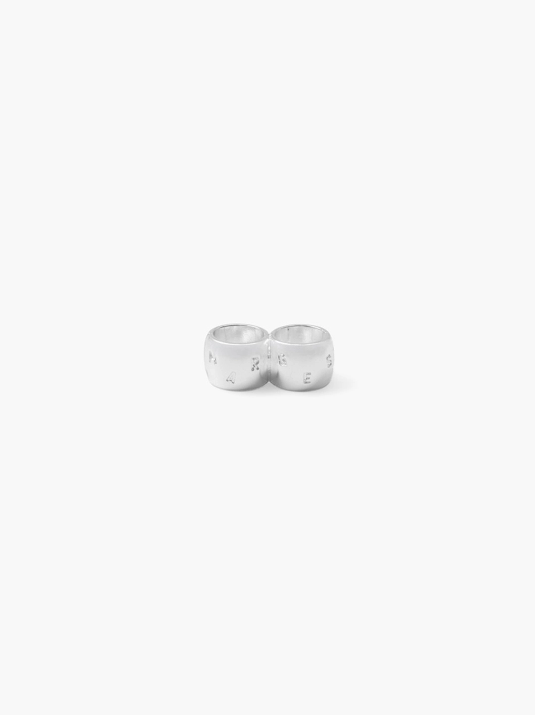 마지셔우드 DOUBLE BAG RING_round silver 상품 이미지 1