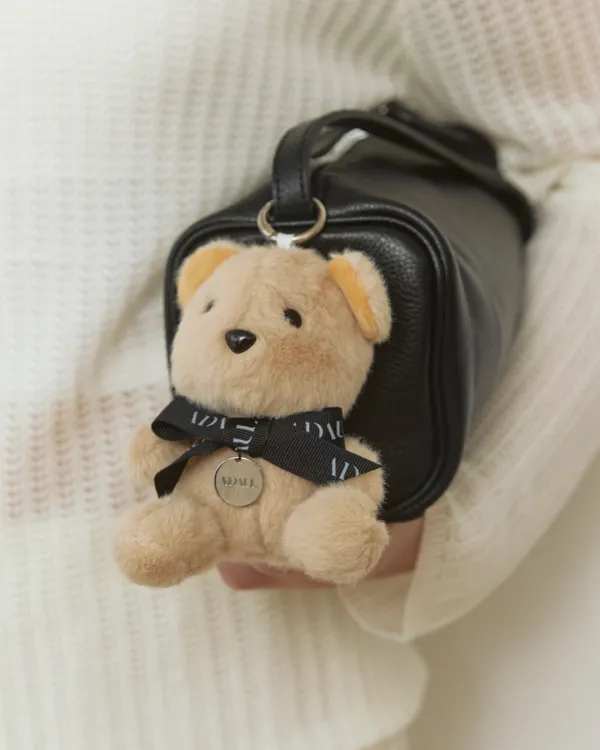 Mongle teddy bear keyring - brown