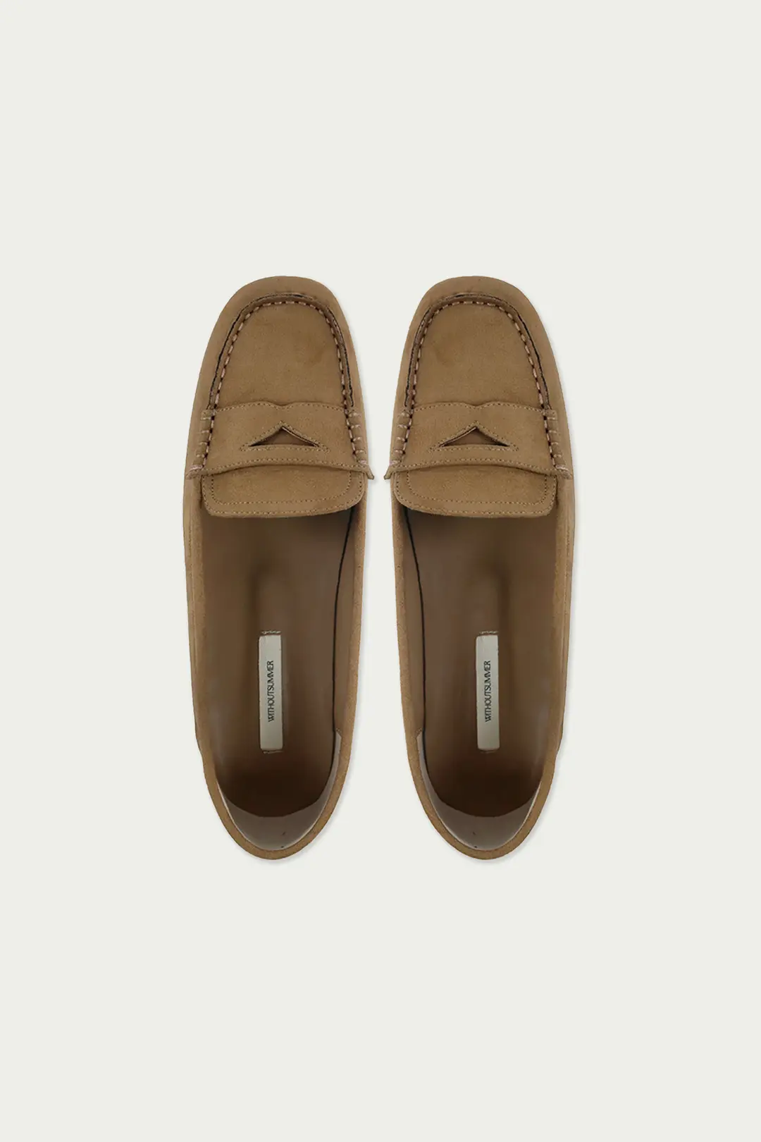 위드아웃썸머 Pudge suede loafer_beige 상품 이미지 2