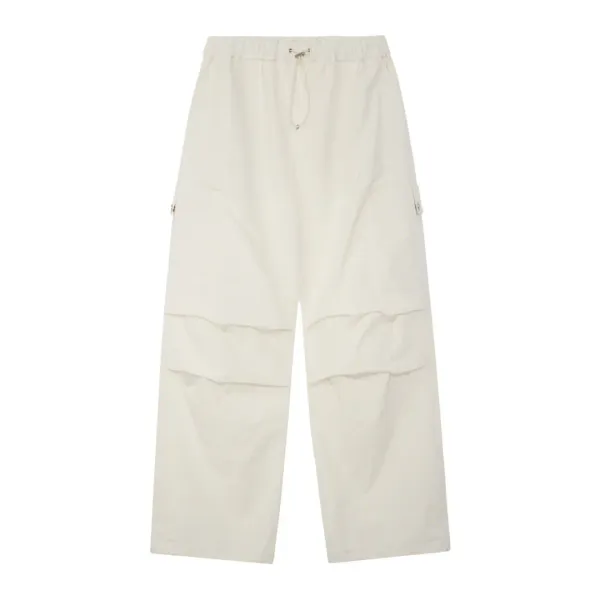 WIDE CARGO PANTS - IVORY
