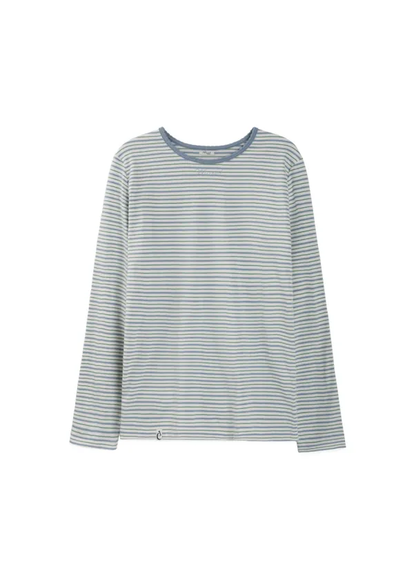 [Exclusive] Mused Classic Stripe T-shirts - Green/Blue