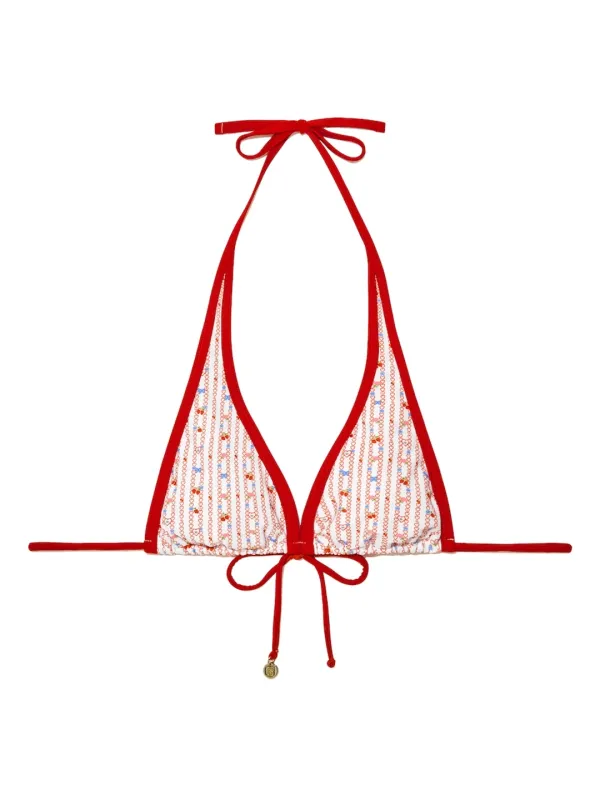 HALTER BIKINI TOP (BERRYSWEET)