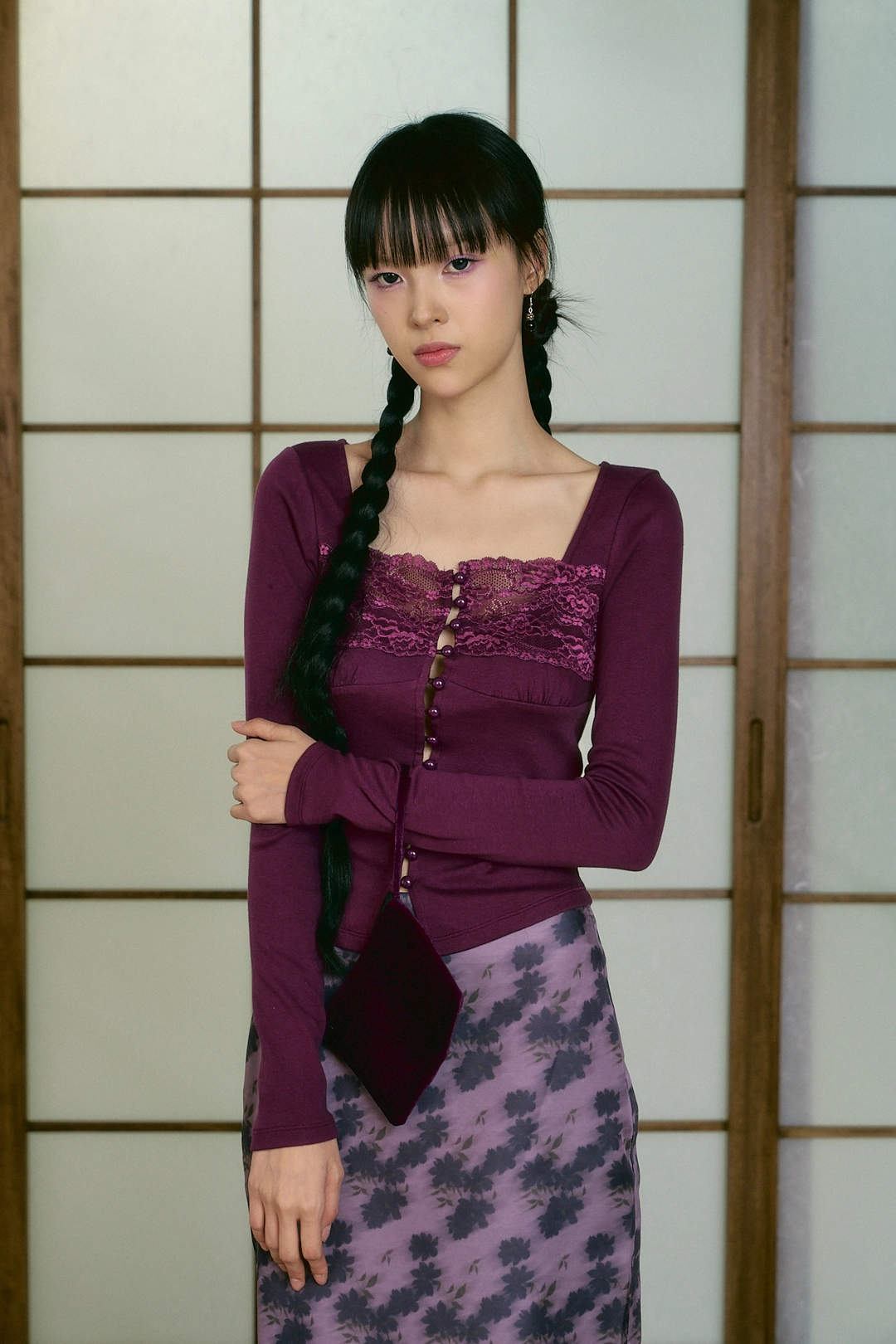 드라이로즈 [Pre-order] FAYE LACE CD (PURPLE) 10/6 결제순 발송예정 상품 이미지 1
