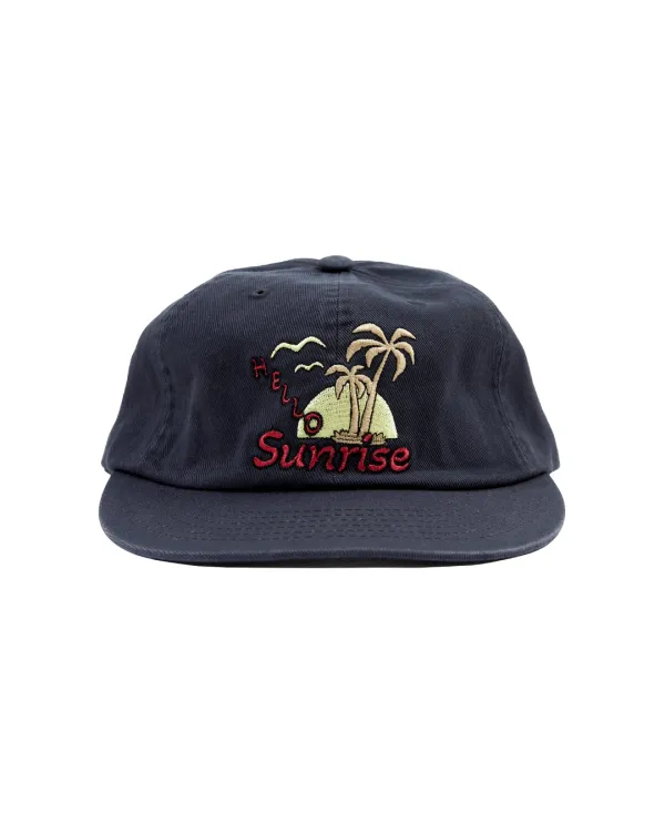 Palm Tree Logo 6Panel Cap_Charcoal