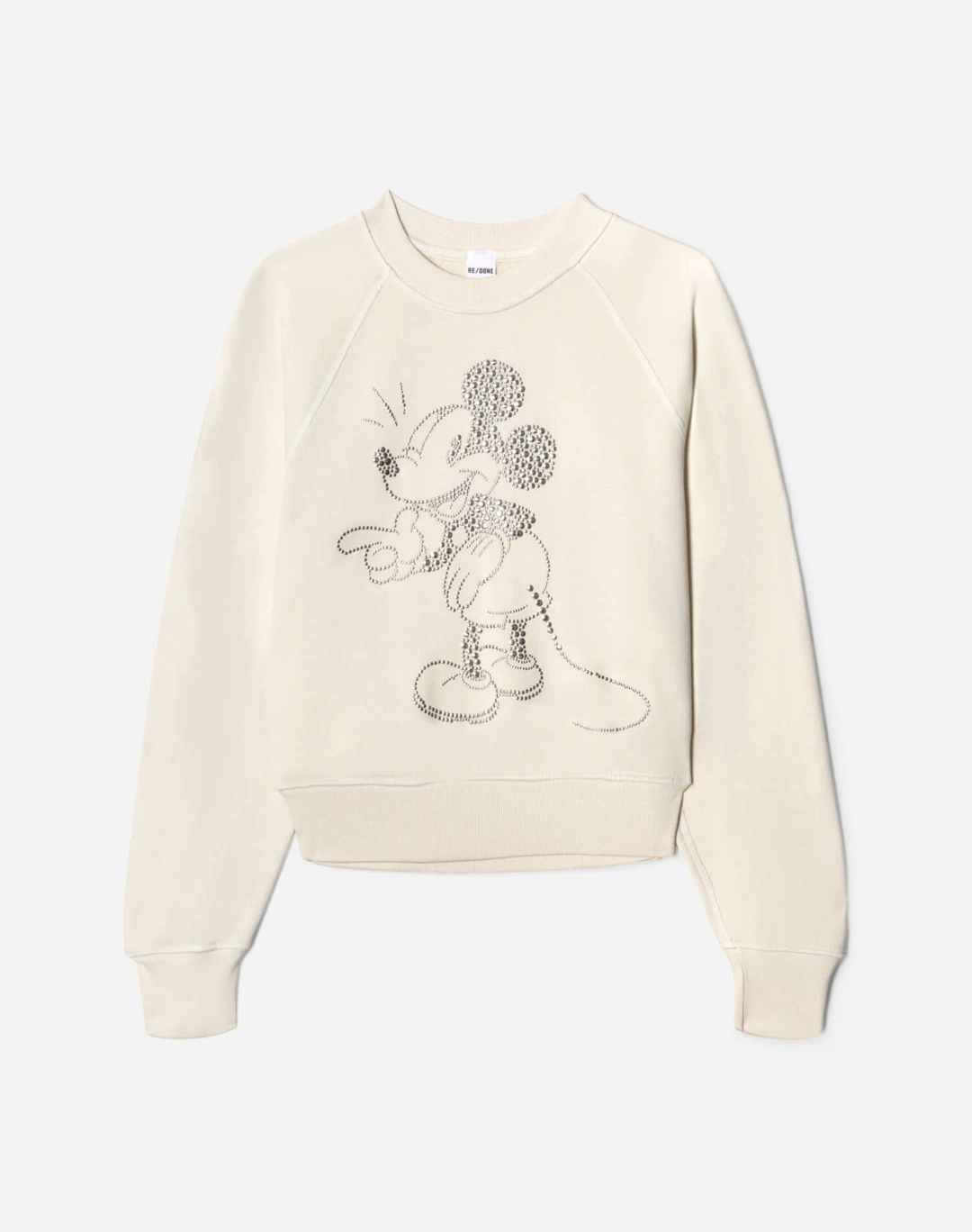 리던 Classic Crewneck Mickey Stud - Vintage White 상품 이미지 1