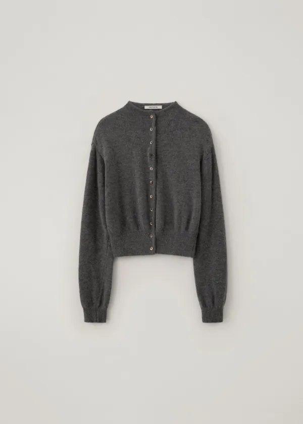 [3rd-reorder] Wool Rive crop cardigan (classic gray)