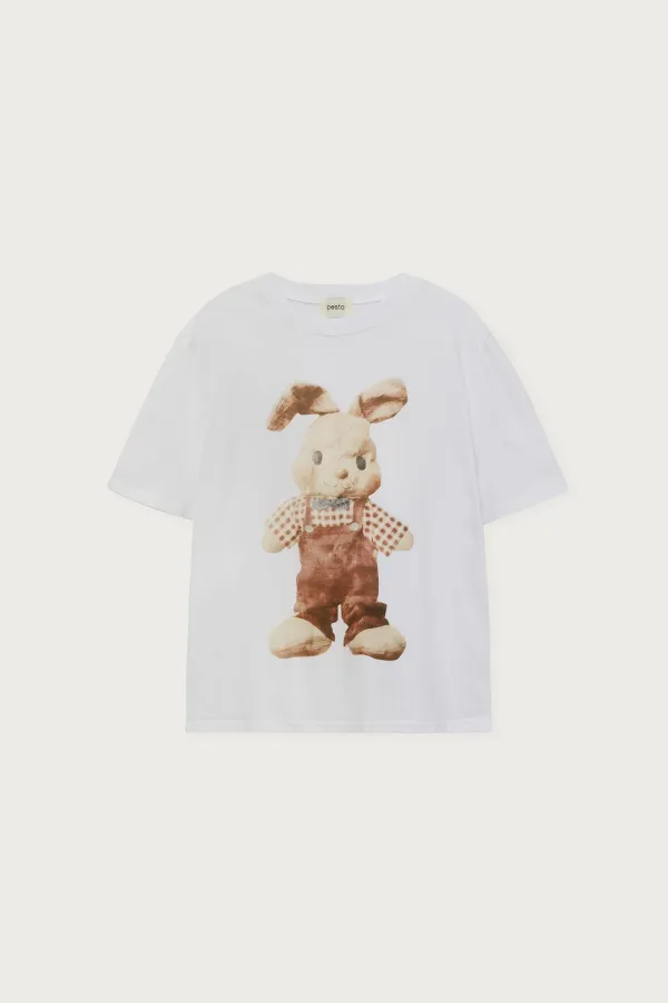 [2차 리오더] RABBIT T-SHIRT WHITE