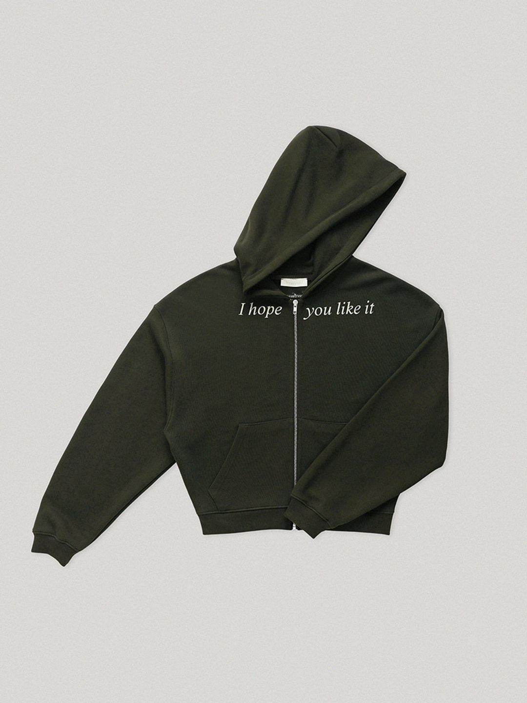 스무드무드 Hope Hooded Zip Up Deep Khaki 상품 이미지 1