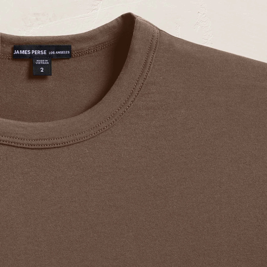 제임스펄스 Brushed Lotus Long Sleeve Crew - Caribou 상품 이미지 2