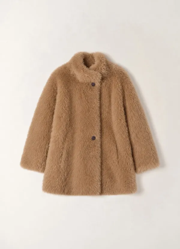 Meryl Fur Coat, TAN