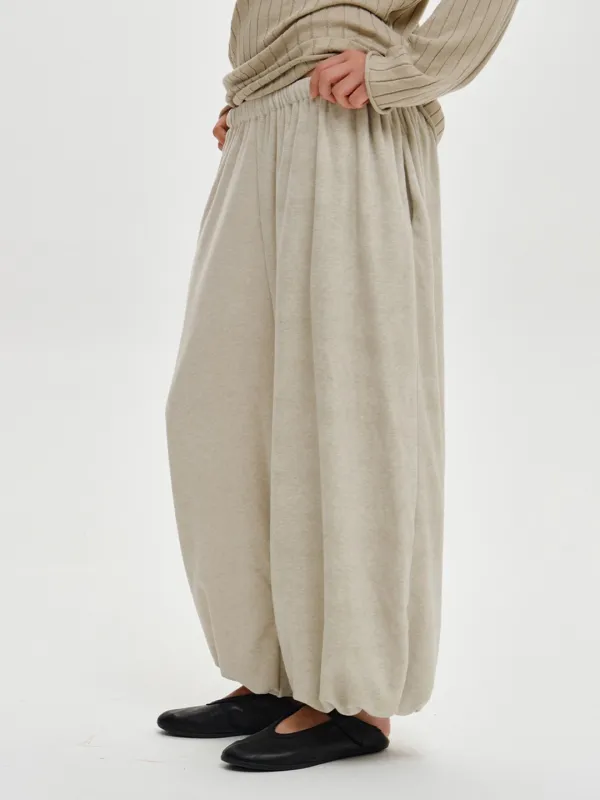 [PLZPROJECT][2차] TERRY HAREM JOGGER PANTS, OATMEAL