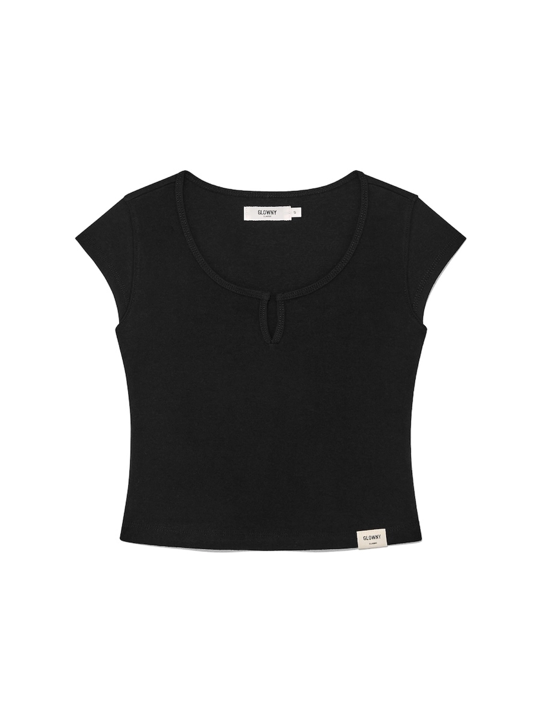 글로니 G SLIT TEE (BLACK) 상품 이미지 2